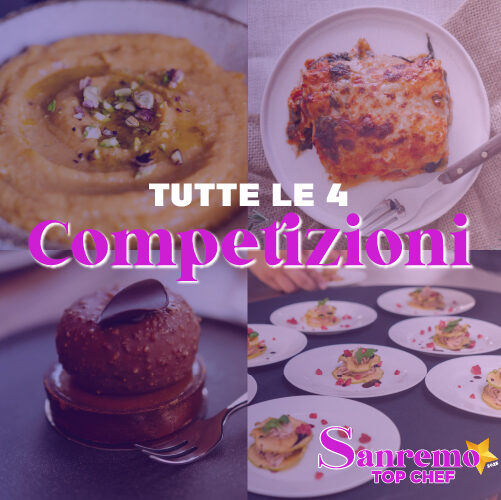 tutte le 4 competizioni sanremo top chef